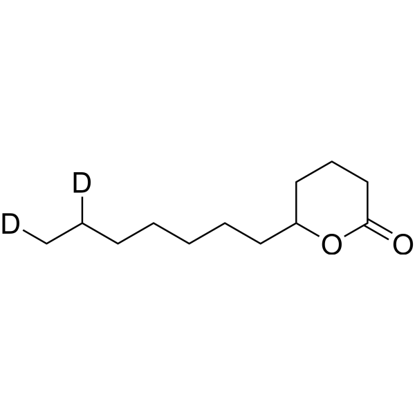 6-Heptyltetrahydro-2H-pyran-2-one-d2 1082581-84-7